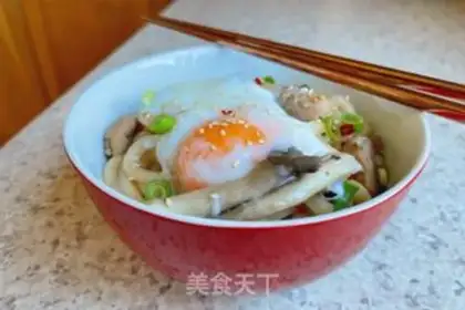 Make Frozen chicken noodles step 8
