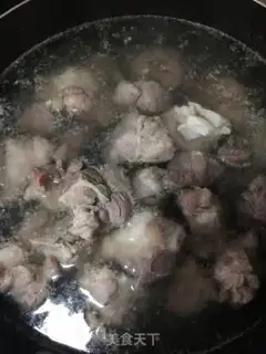 Make Carbines chestnutshoe corn carrot soup step 1
