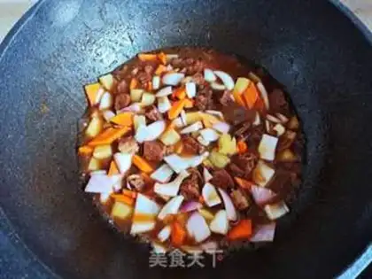 Make Soy beef rice step 7