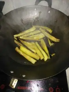 Make Fish and pork and eggplant step 4