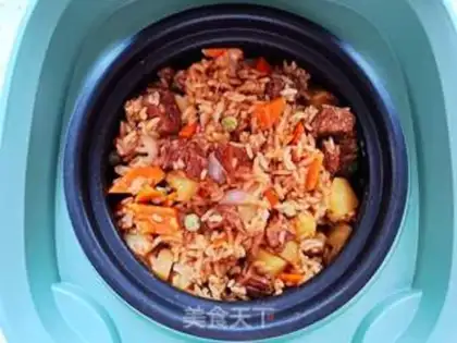 Make Soy beef rice step 10