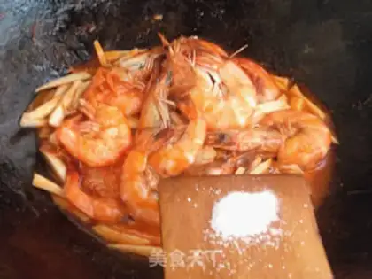 Make Cheese and shrimp noodles step 7