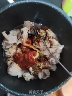 Make Spicy bean petal sauce step 3