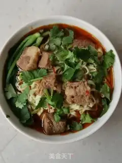 Make Spicy beef noodles step 7