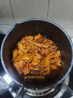 Make Spicy bean petal sauce step 7