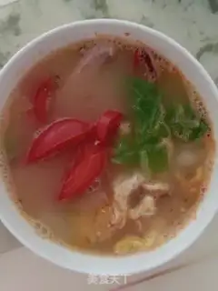 Make Tomato vegetable egg soup step 4