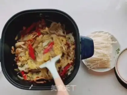 Make Pork fan step 3