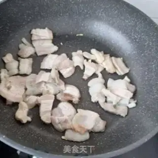 Make Go back to the pot and fry the beans step 4