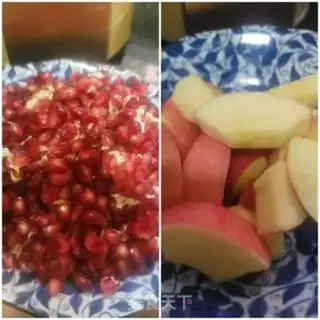 Make Pomegranate apple juice step 1