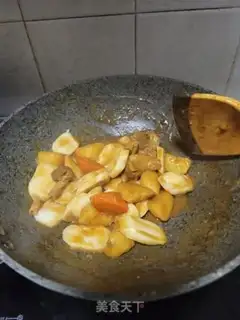 Make Curry for the heart step 7
