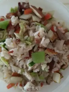 Make Duck bean rice step 5