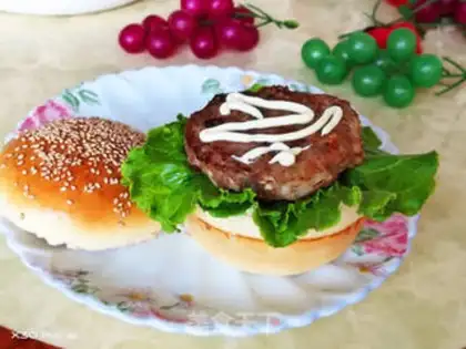 Make Pork burger step 10