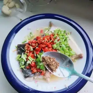Make A piece of pepper steamed fish step 6
