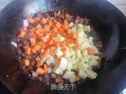 Make Beef rice step 6
