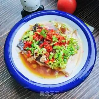 Make A piece of pepper steamed fish step 9