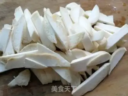 Make Blackwood fried abalone mushrooms step 1