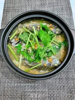 Make Soybean mashed fish step 10