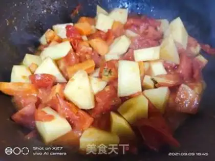 Make Potato chicken step 3