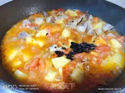 Make Potato chicken step 4