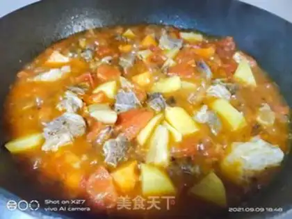 Make Potato chicken step 5