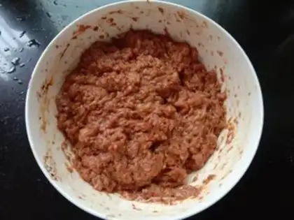 Make Pork dumplings step 2