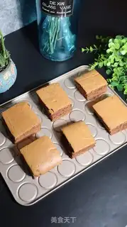 Make Chocolate cake pieces step 16