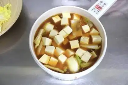 Make Tofu for dolls step 5