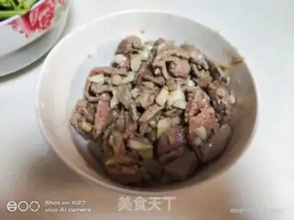 Make Beef bean horns step 2