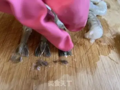 Make Slicky shrimp rice step 2