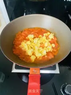 Make Tomato egg noodles step 5