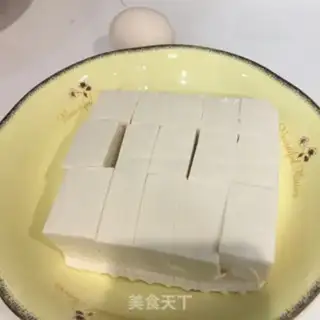 Make Crab mushroom tofu step 1