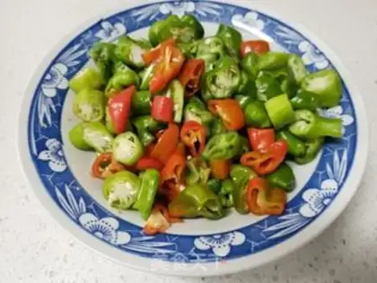 Make Spicy soybeans step 1