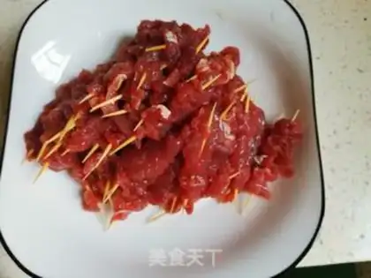 Make ♪ Cold toothpick beef ♪ step 1