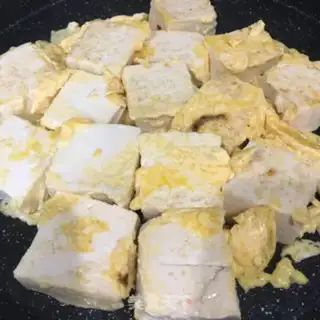 Make Crab mushroom tofu step 6
