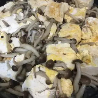 Make Crab mushroom tofu step 8