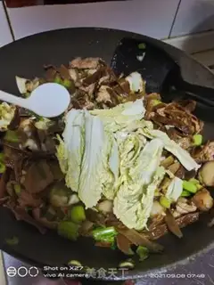 Make Meatloaf, celery, beans step 6