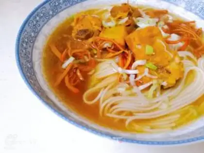 Make Plum noodles step 3