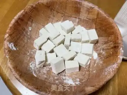 Make Garlic tofu step 3