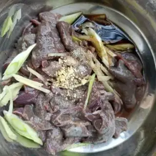 Make Pilla pepper fried liver step 6