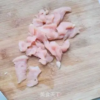 Make Chicken chest fried cucumber step 0
