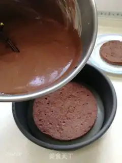 Make Chocolate mousse cake step 21