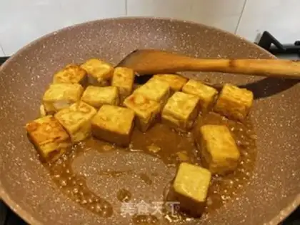 Make Garlic tofu step 7