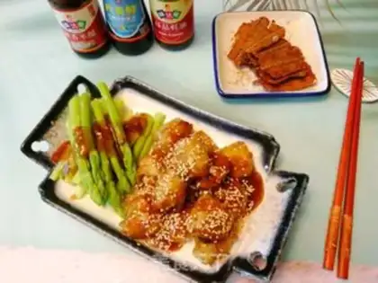 Make Dragonball with fish rolls step 8