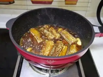 Make Red burning bands step 9