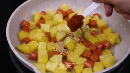 Make Spam potatoes step 8