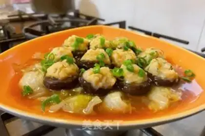 Make Shrimp rolls mushrooms step 6
