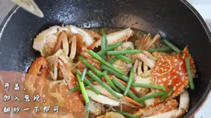 Make Crab onions step 4