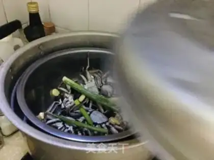 Make Crabs evaporating rice fields step 4