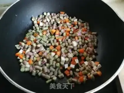 Make Carrot and tofu step 1