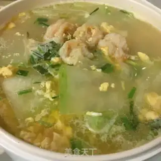 Make Shrimp eggs and melon soup step 8